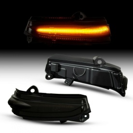 Set 2 Semnalizari Dinamice Full LED pentru Oglinda compatibil cu Ford Mondeo V MK5 2014-2018, Fumurii - Img 2