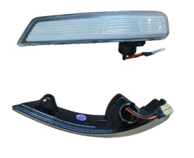 Set 2 Semnalizari Dinamice Full LED pentru Oglinda compatibil cu Ford Focus II 2008-2012, Focus III 2012-2017, Mondeo IV 2010-2014, transparente - Img 3