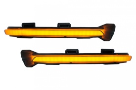 Set 2 Semnalizari Full LED pentru Oglinda compatibil cu VW Golf 7 2012-2020, geam fumuriu RESIGILAT - Img 2