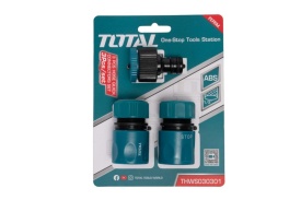 Set 3 conectori pentru furtun de gradina, 1/2", TOTAL - Img 3