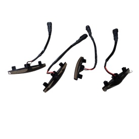 Set 4 bucati lumini de zi LED DRL F3 pentru grila frontala SUV camioneta 12V-24V, portocaliu fumuriu - Img 8
