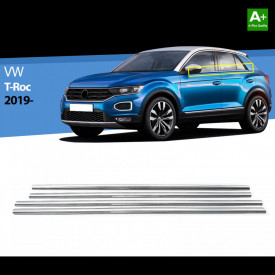 Set 4 Ornamente inox chedere geamuri VW T-ROC 2017-2021 - Img 2