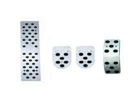 Set 4 ornamente pedale compatibil cu Volkswagen Golf 4 1997-2006, Polo 2001-2010, cutie manuala
