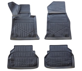 Set covorase auto cauciuc BMW Seria 5 E39 1996-2003, forma tavita 3D