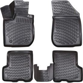 Set covorase auto cauciuc DACIA LOGAN 2004-2012 forma tavita - Img 1