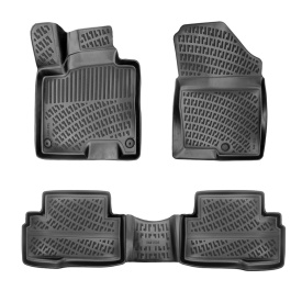 Set covorase auto cauciuc Kia Ceed I 2006-2012 forma tavita - Img 1