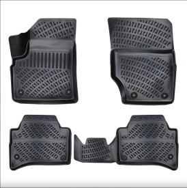 Set covorase auto cauciuc Porsche Cayenne I 2003-2010 - forma tavita