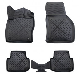 Set covorase auto cauciuc Seat Leon 4 manual 2020-> forma tavita - Img 1
