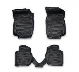 Set covorase auto cauciuc SEAT TOLEDO IV 2012 -> forma tavita - Img 1