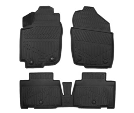 Set covorase auto cauciuc Toyota RAV4 2013-2018, forma tavita 3D