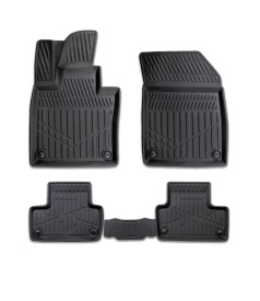 Set covorase auto cauciuc Volvo XC60 Hybrid 2024->, forma tavita 3D