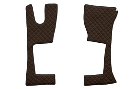 Set covorase camion, piele ecologica compatibil cu MERCEDES ACTROS MP4 Maro cabina mare 230 cm - Img 2