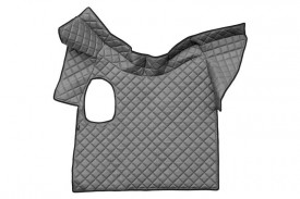 Set covorase camion, piele ecologica compatibil cu VOLVO FH12 FH 16 2002-2012 Gri, MANUALA vers. 1 - Img 3