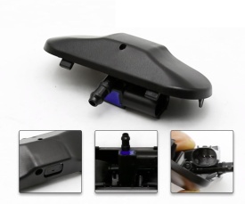 Set duze incalzite spritiere spalare parbriz compatibil VW Golf 5, Golf 6, Golf 7 2012–2023, Passat B6, Passat B7 2010–, Beetle 2012–2014, EOS, E-Golf 2014–2015, Golf Plus, Scirocco, Sharan 2011–, Tiguan 2008–, Touareg 2011–, Amarok 2010–, Caddy 3 - Img 4