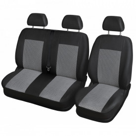 Set huse auto pentru scaune compatibile Mercedes Sprinter W906 2007-2018, 3 locuri, material textil, cu masuta - Img 5