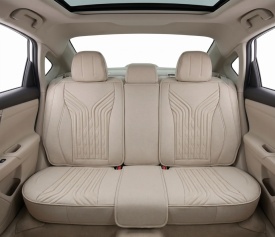 Set huse scaune auto compatibil Suzuki SX4 2021->, fata-spate, material textil bej - Img 3