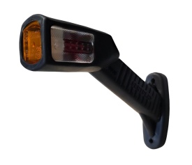 Set lampa LED laterala gabarit pentru camion, remorca, rulota, 12-24V, alb galben rosu, 2 buc - Img 8
