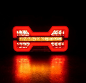 Set lampi stop LED, 4 Functii, 12V-24V, 180x90x32 mm, potrivit pentru remorci, rulote, vehicule agricole - Img 4