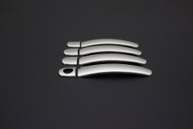 Set ornamente cromate manere portiere compatibile SKODA OCTAVIA 1996-2010, SUPERB II 2001-2008, FABIA 1999-2007 - Img 3