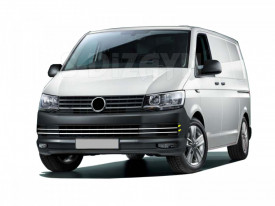 Set ornamente inox grila inferioara fata VW Transporter T6 2015-2020 ( 4 piese )