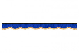 Set perdele cabina camion, universal compatibil cu Iveco, culoare albastru - Img 6