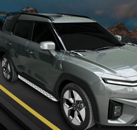 Set praguri trepte laterale cu suporti compatibil Dacia Duster 2018->, Dot OEM Design - Img 3