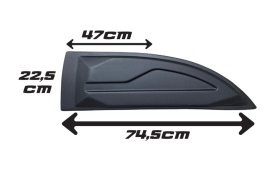 Set Protectii laterale pentru usi compatibile Mitsubishi L200 2007-2014, plastic ABS - Img 10