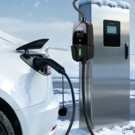 Statie incarcare mobila, Wallbox mobil, 22kW 32A, incarcator portabil EV tip 2, incarcator auto monofazat pentru vehicule electrice cu cablu de incarcare de 6 m, priza CEE, ecran LCD, statie de incarcare EV reglabila, cutie de control IP66 - Img 9