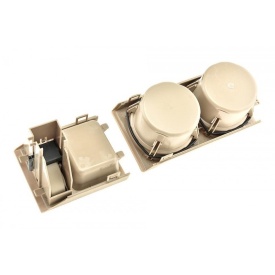Suport bauturi si monede compatibil BMW Seria 3 E46 1998-2004 bej - Img 3
