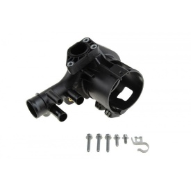 Teava de legatura conducte racire, cot flansa lichid racire, suport filtru combustibil compatibil Mercedes C W204 2008-2014, W205 2013-2015, Clasa E W212 2009-2016, Sprinter 906 2006-2018, non facelift