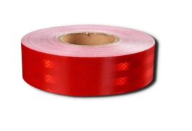 Banda auto reflectorizanta tip fagure, culoare rosie, latime 5cm x 1m, omologata UE - Img 4