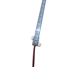 Banda bagheta LED rigida, carcasa plastic 100 cm, alb galbui 4300k 12V - Img 2