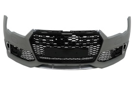 Bara Fata compatibil cu Audi A7 4G Facelift 2015-2018 RS7 Design cu Grile - Img 7