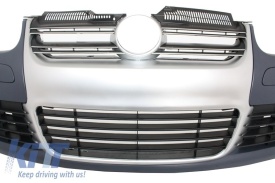 Bara Fata compatibil cu VW Golf V 5 2003-2007, Jetta 2005-2010 R32 Aluminiu Look - Img 7
