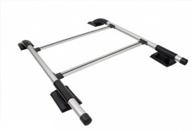 Bare portbagaj auto pick-up compatibil cu Nissan Navara D40 2006-2016>, Culoare Crom - Img 2