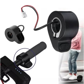 Buton acceleratie pentru trotineta electrica compatibil cu Xiaomi Mijia M365/M365 Pro, 65x45x28 mm negru - Img 9