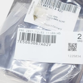Capac terminatie sina scaune culisante spate VW T5 Multivan, Caravelle 2003-2014, OE VW 7E5883867A82V - Img 3