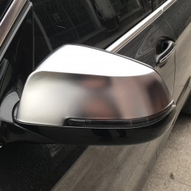 Capace cromate de oglinda compatibil BMW seria 1 F20 2011-2019, gri mat - Img 3