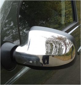 Capace cromate de oglinda compatibil Dacia Duster 2012-2017, inox - Img 2
