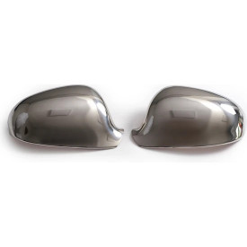 Capace cromate de oglinda compatibil VW SHARAN 2004-2010, inox - Img 8