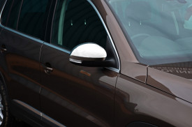 Capace cromate de oglinda compatibil VW TIGUAN 2007-2016, inox - Img 6