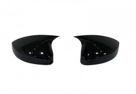 Capace oglinda compatibile cu Audi A3 8V 2013-2019 Negru lucios Batman Style