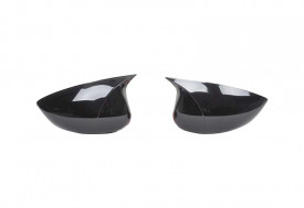 Capace oglinda compatibile cu Ford Fiesta 6 VI 2008-2017 Negru lucios Batman Style