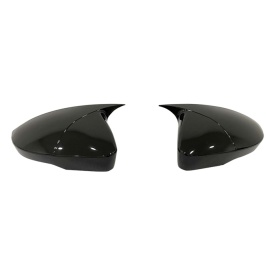 Capace oglinda compatibile cu SKODA Fabia III 2015-2021 Negru lucios Batman Style