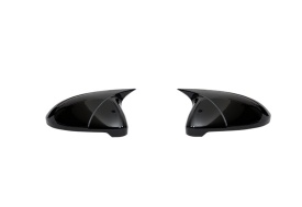 Capace oglinda compatibile cu VW Golf 7 VII 2008-2017 Negru lucios Batman Style, Produs usor deteriorat!