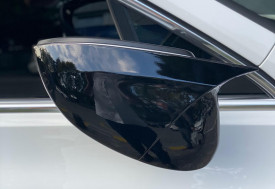 Capace oglinda compatibile cu VW Passat B8 2015-> Negru lucios Batman Style - Img 4