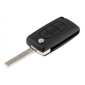 Carcasa cheie tip briceag cu 3 butoane compatibil Citroen Berlingo,C2, C3, C3 Picasso, C3 Plurier, C4, C4 Grand Picasso, C4 Picasso, C5, C6, C8, DS3, DS4, Jumpy cu functie aprindere faruri versiune VA2 + CE0523