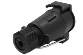 Conector priza pentru remorca, mama cu 7 pini, 12V, fisa priza remorca plastic DAF - Img 2