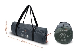 Cort camping tip tunel pentru 5 persoane, 450x315x190 cm, Easy Camp Tent Hidra 5 - Img 5