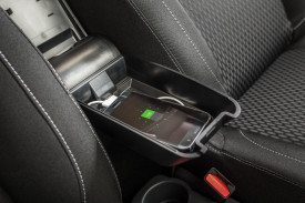 Cotiera auto Armster OE cu USB DACIA Sandero III 2020-> cu cotiera de fabrica, piele ecologica negru - Img 4